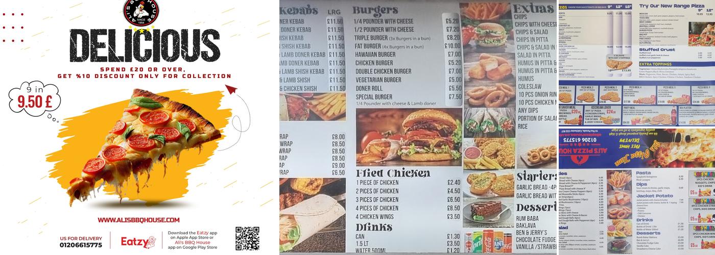 Ali's BBQ House Menu