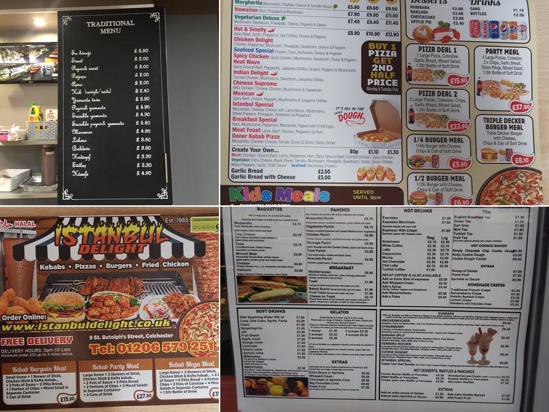 Istanbul Delight Menu