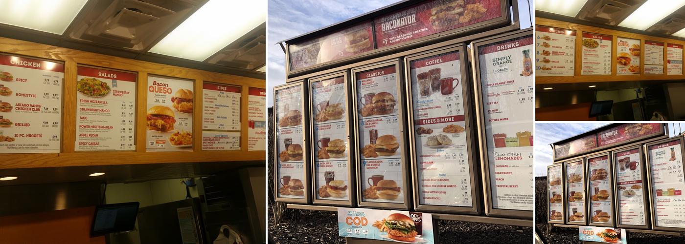 Wendy's Menu
