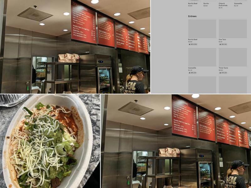 Chipotle Mexican Grill Menu
