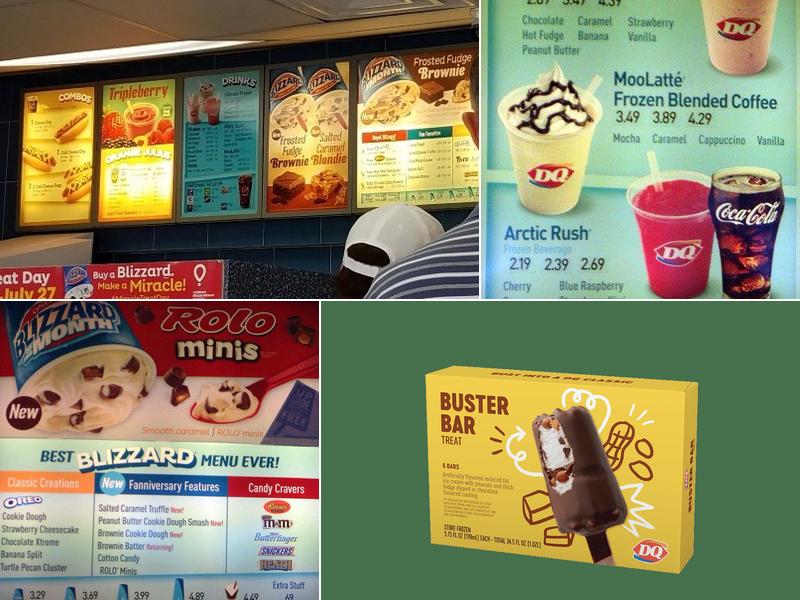 Dairy Queen (Treat) Menu
