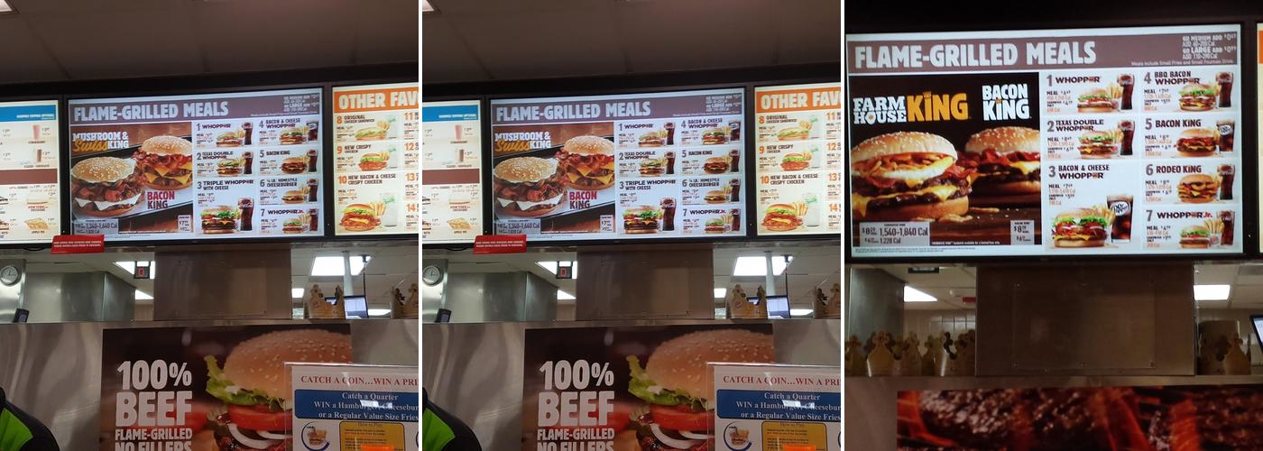 Burger King Menu