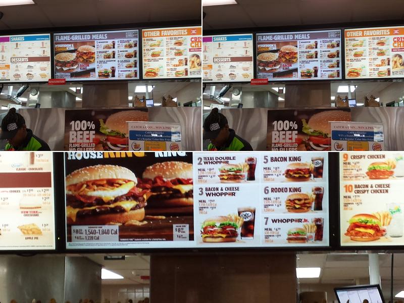 Burger King Menu