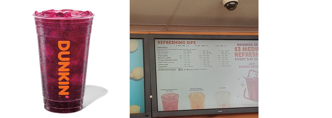 Dunkin' Menu