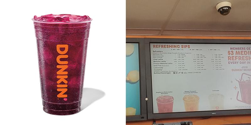 Dunkin' Menu