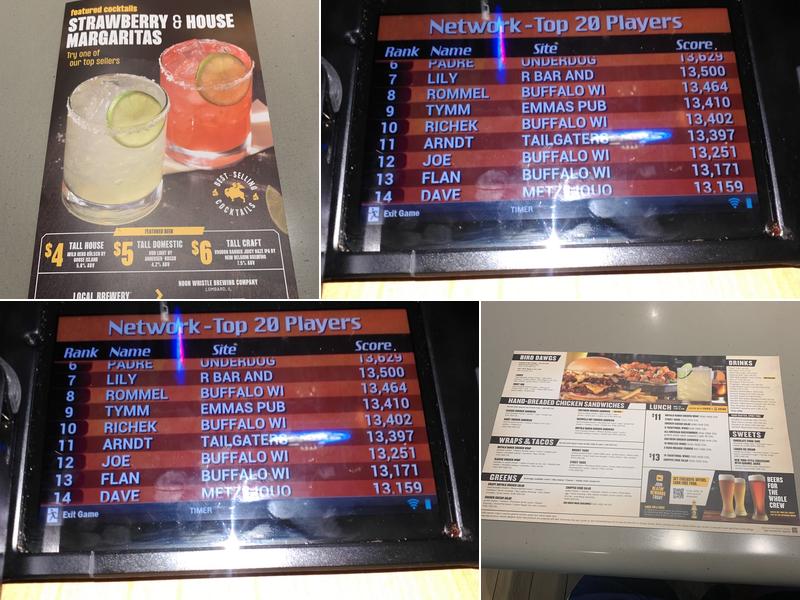 Buffalo Wild Wings Menu