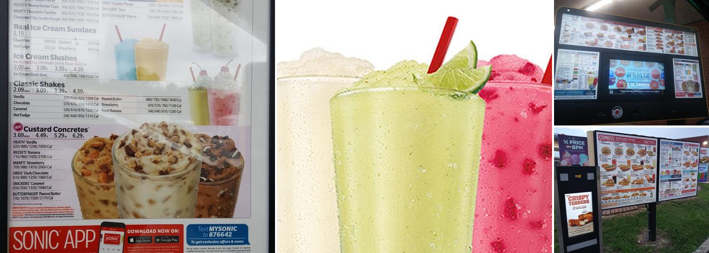 Sonic Drive-In Menu