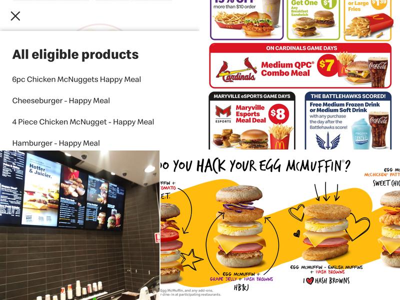 McDonald's Menu