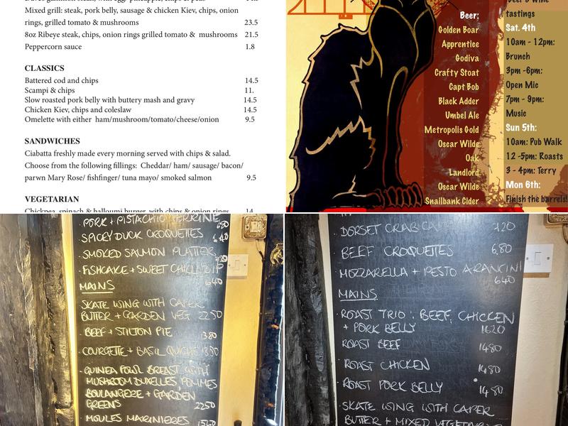 The Purleigh Bell Menu