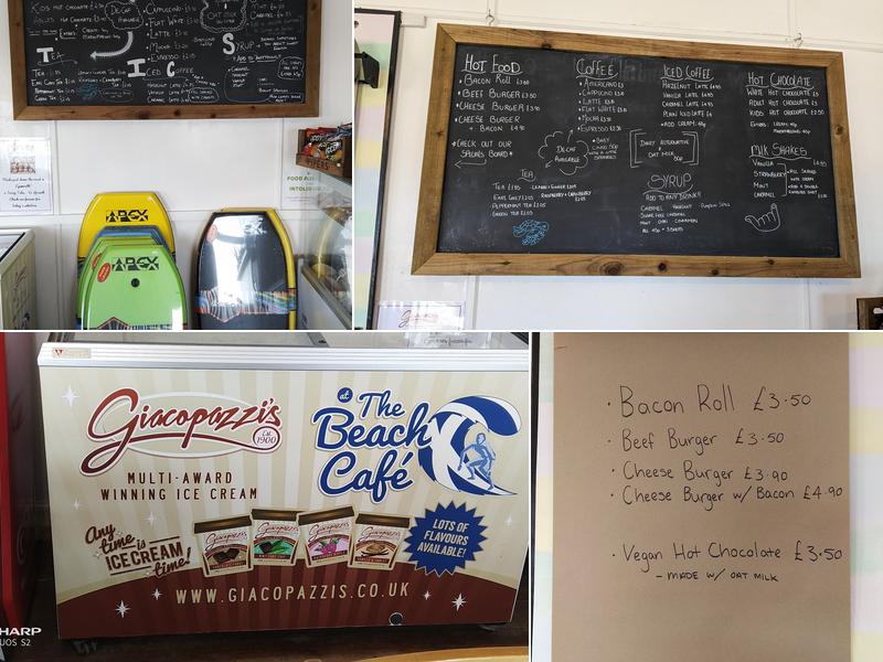 Beach Cafe Menu