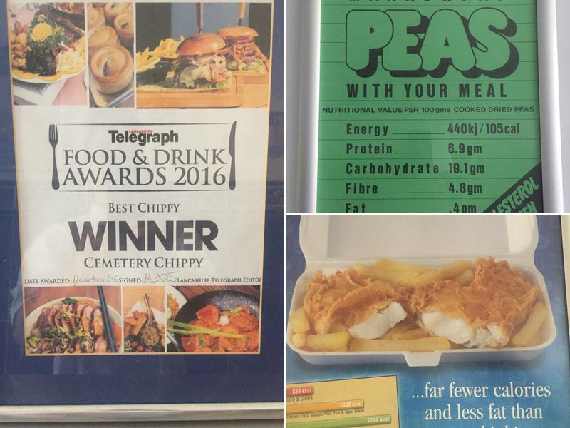 Cemetery chippy Menu