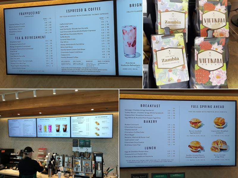 Starbucks Menu