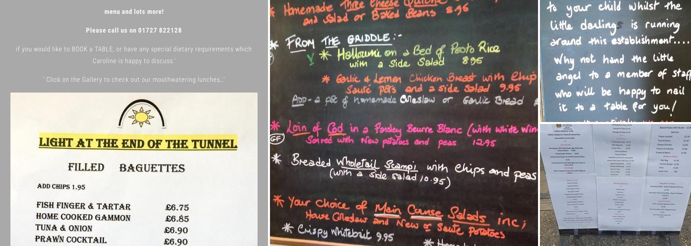 The Crooked Billet Free House Menu