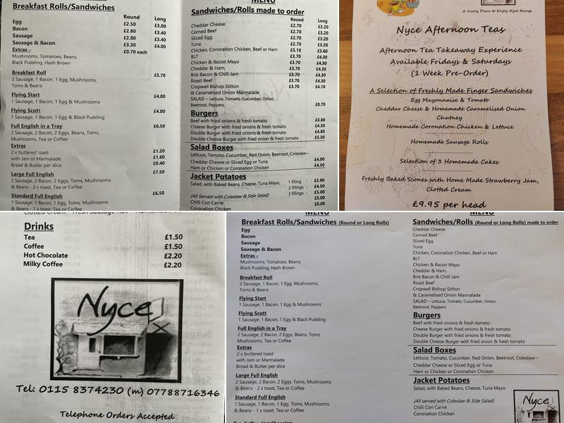 Nyce Menu
