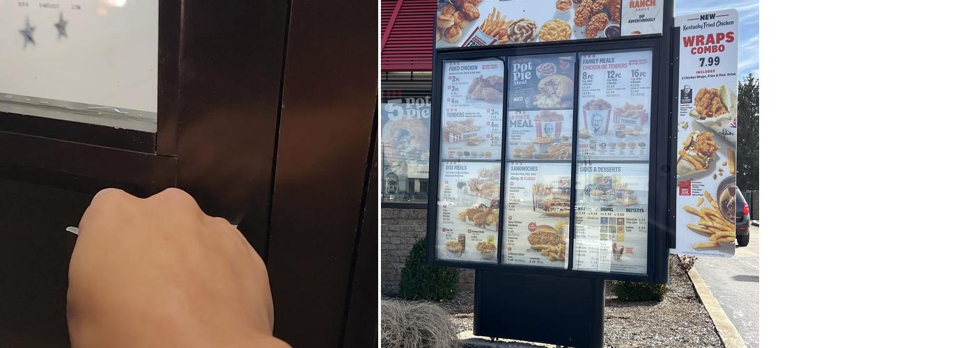 KFC Menu