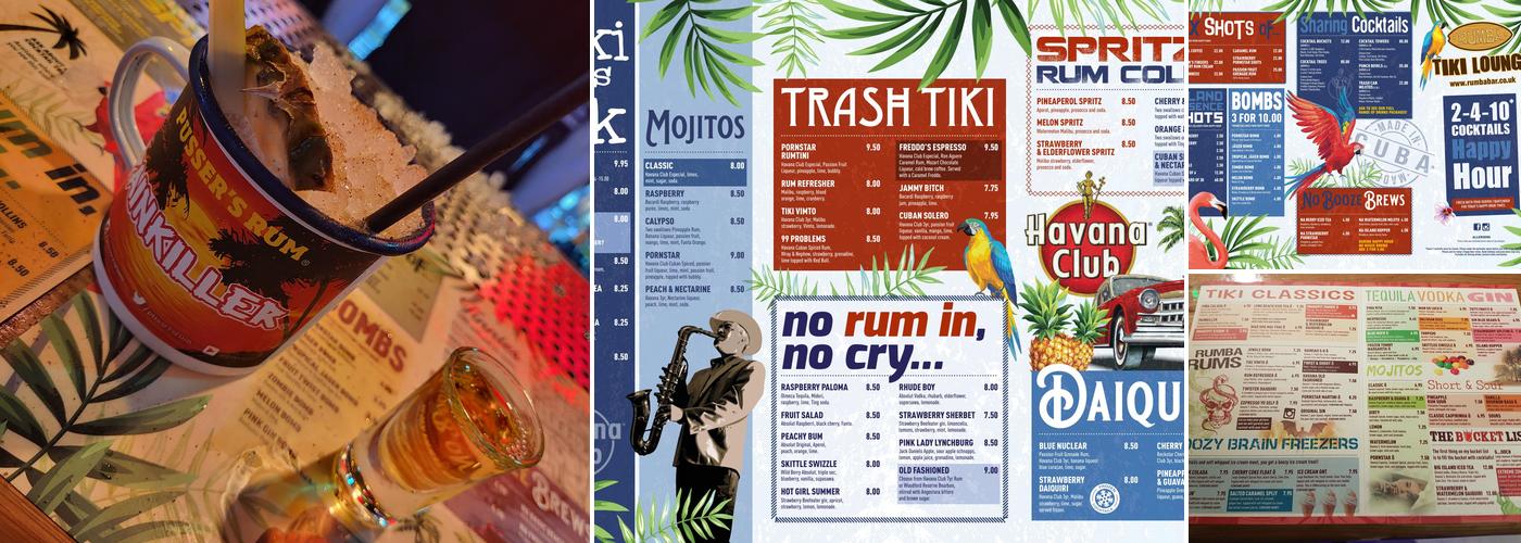 Rumba Congleton Menu