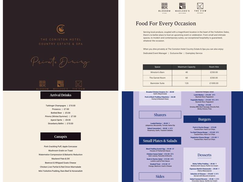 Macleod's Bar & Lounge Menu