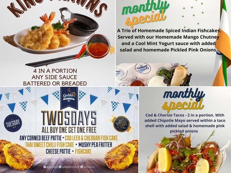 Golden Fish Inn Menu