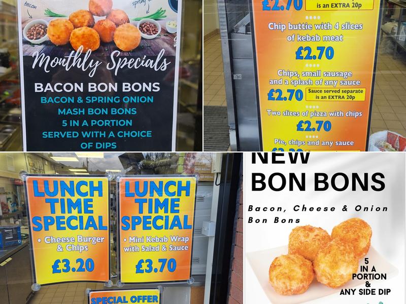 Blackhill Fish & Chips Menu