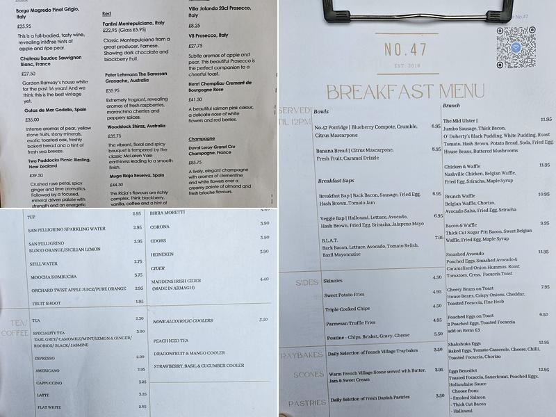 No.47 Menu
