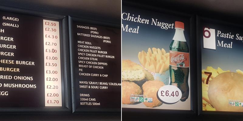 Glenngary Takeaway Menu