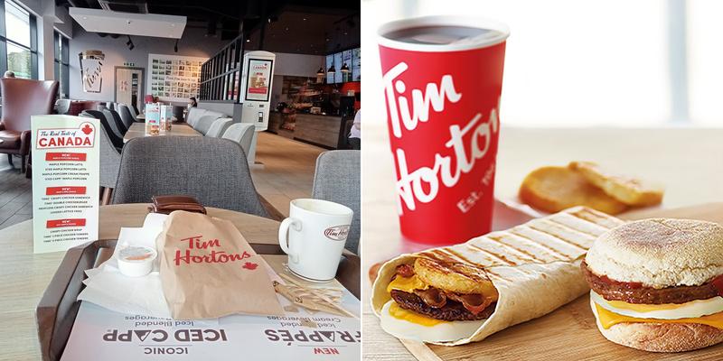 Tim Hortons Menu