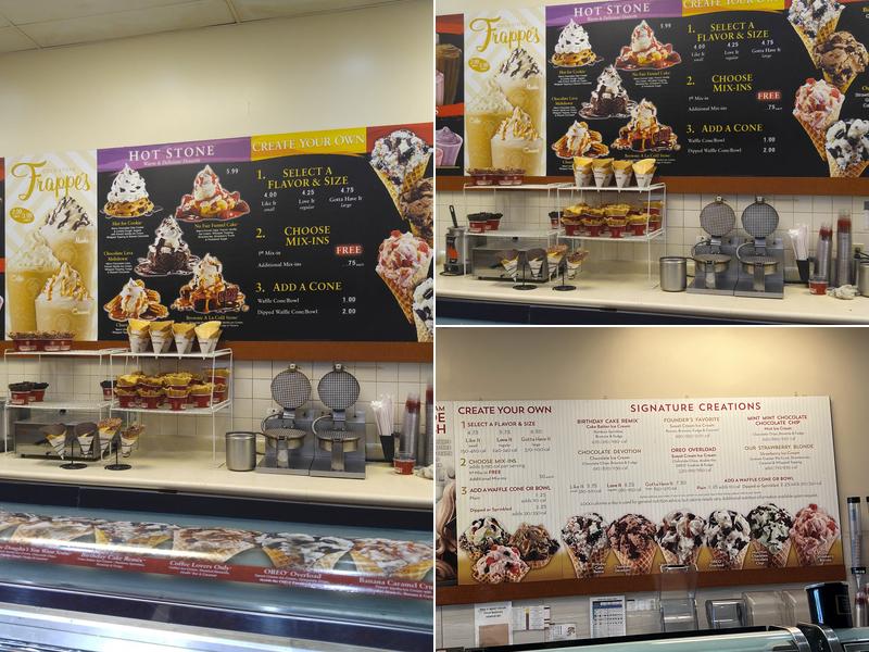 Cold Stone Creamery Menu
