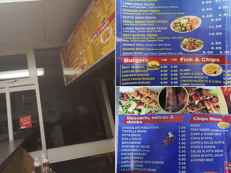 Best Kebab House Menu