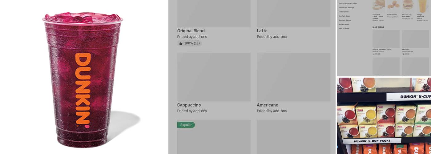 Dunkin' Menu