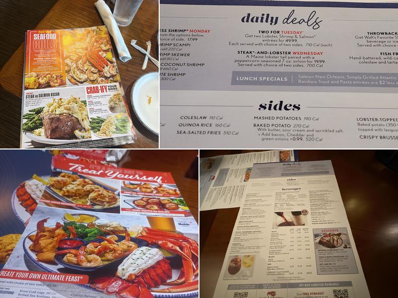Red Lobster Menu