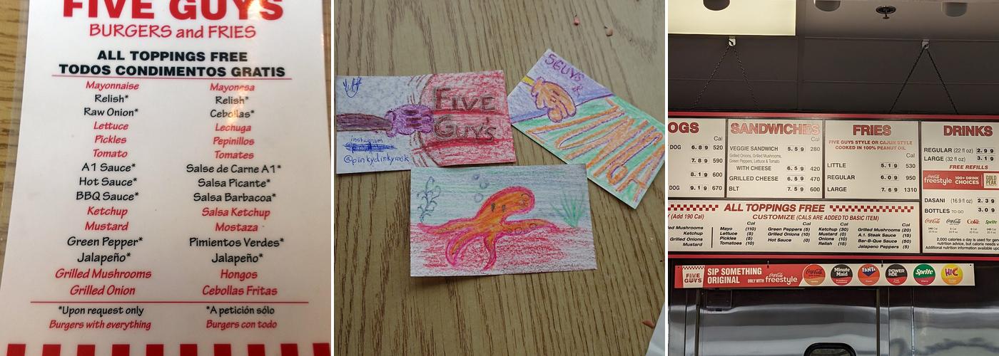 Five Guys Menu