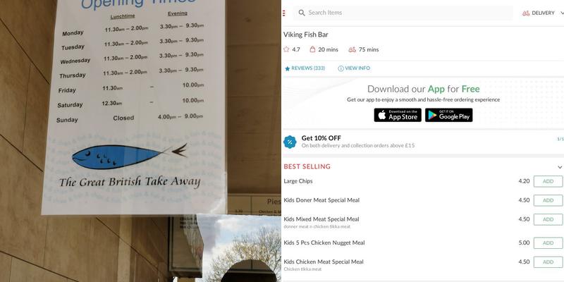 Viking Fish Bar Menu