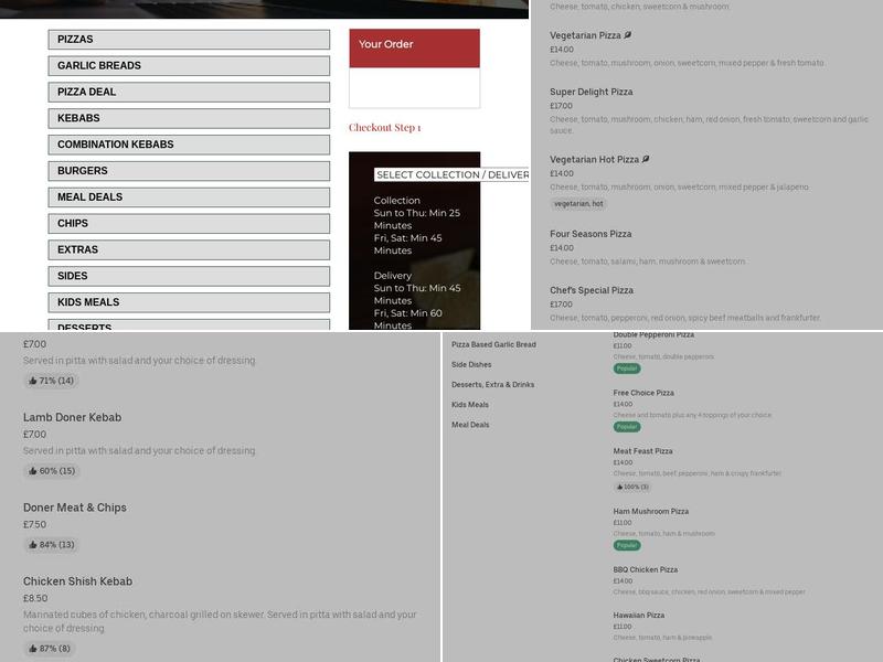 King Kebab House Menu