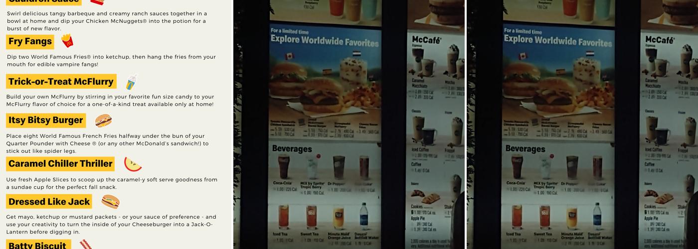 McDonald's Menu