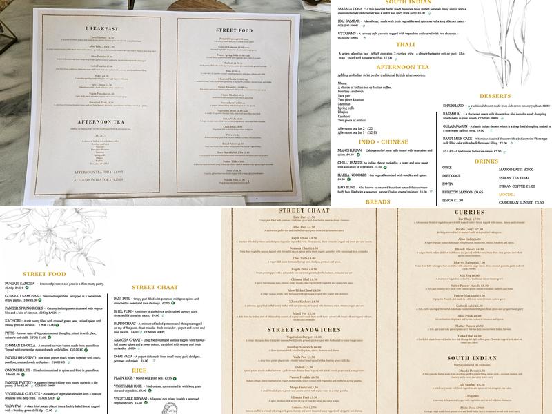 Gujarati Kitchen Menu