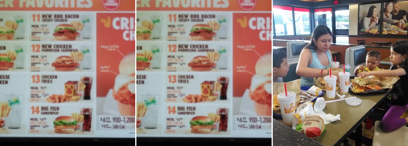 Burger King Menu