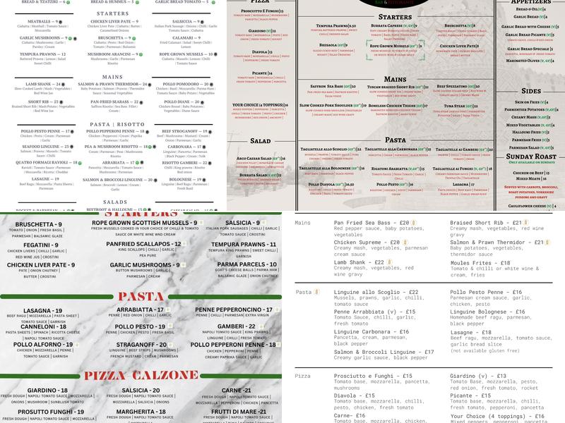 Arco Restaurant Menu