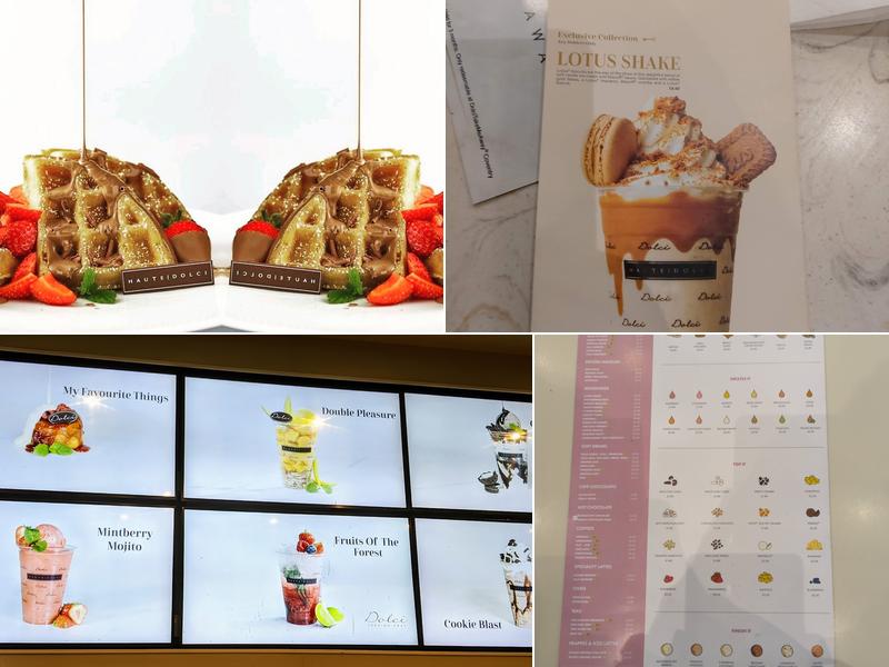 Dolci Take Me Away Menu