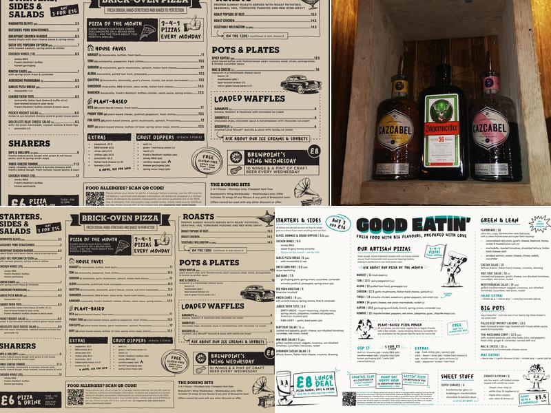 Cottage, Earlsdon Menu