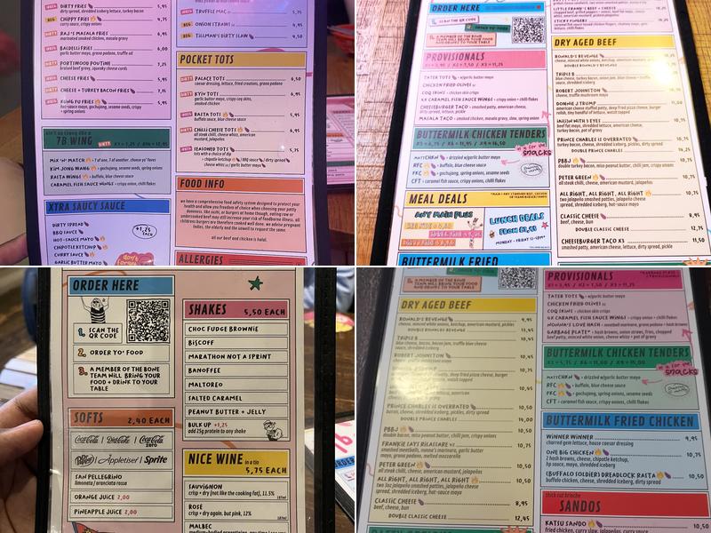 7Bone Burger Co. Coventry Menu