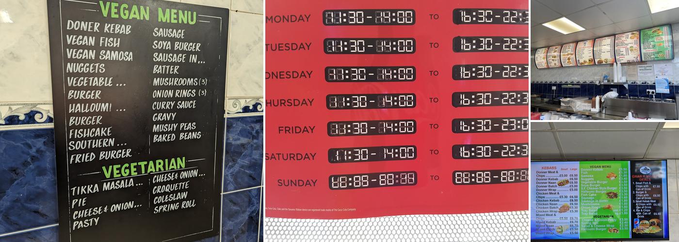 Coopers Fish Bar Menu