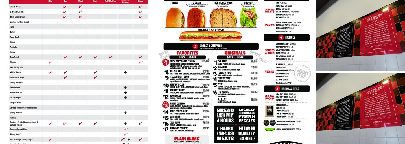 Jimmy John's Menu