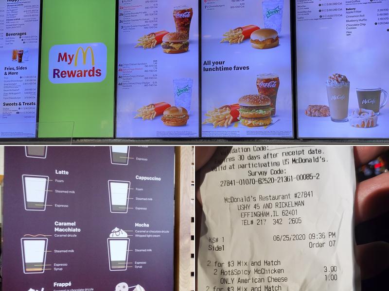 McDonald's Menu
