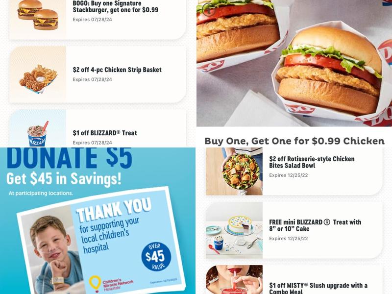 Dairy Queen Grill & Chill Menu