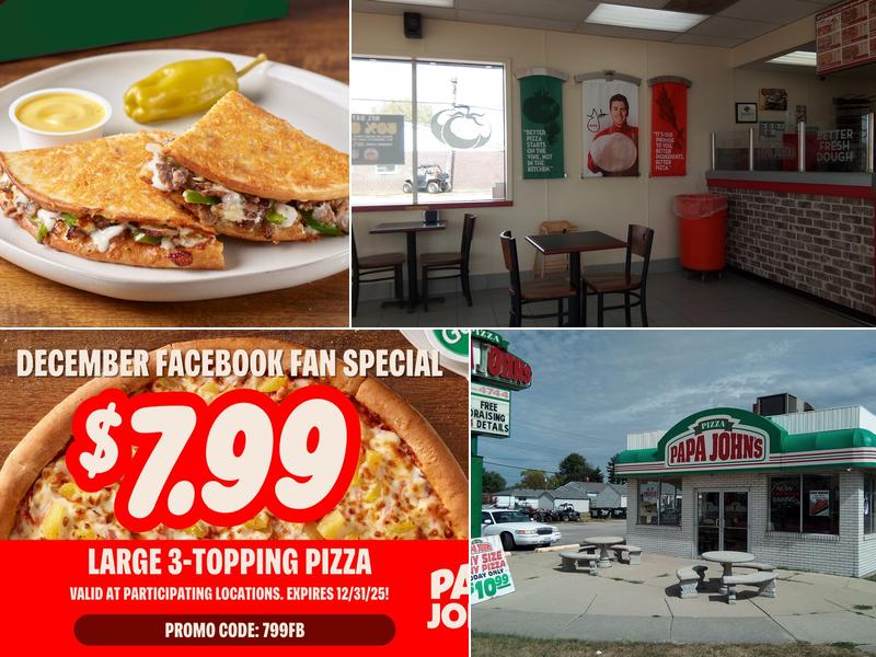 Papa Johns Pizza 100 N Henrietta St, Effingham