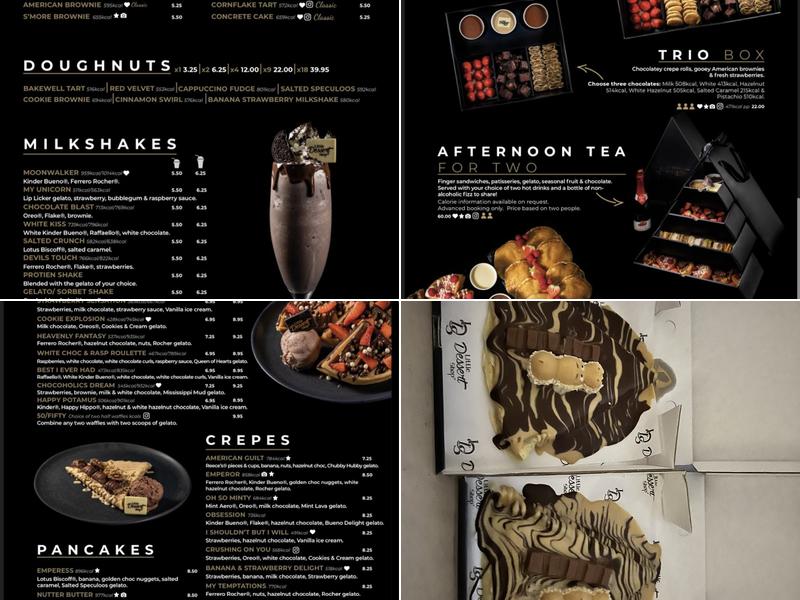 Little Dessert Shop Coventry Menu