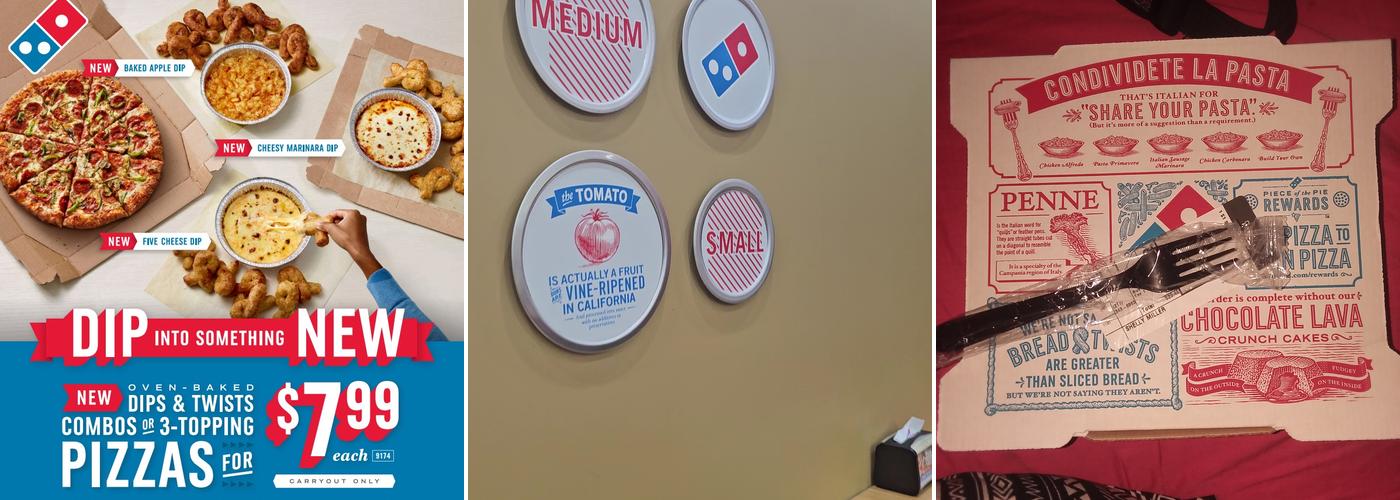 Domino's Pizza Menu