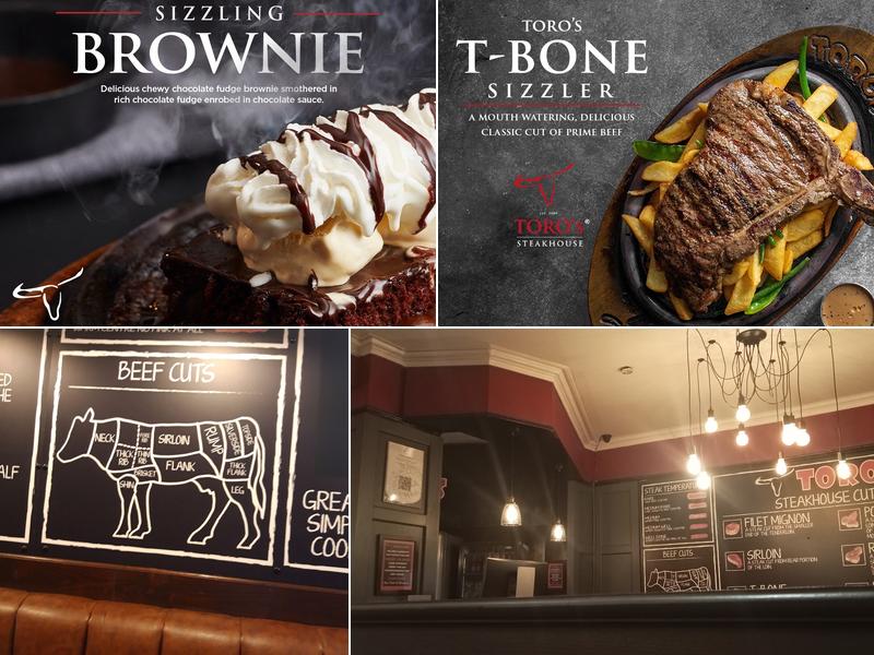 Toros steakhouse Coventry Menu