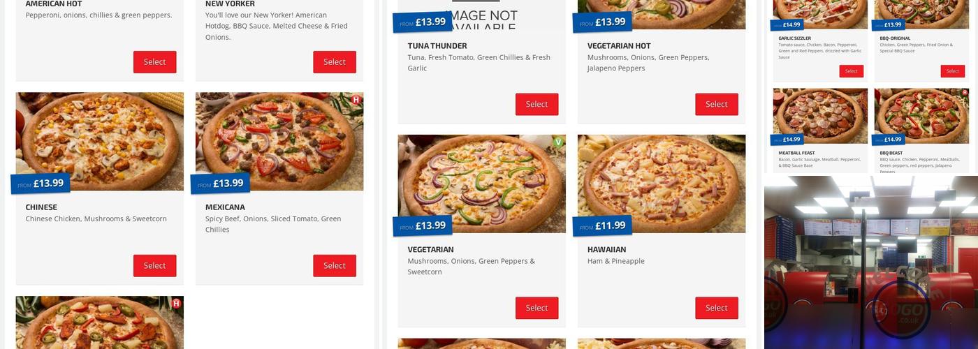 Pizza Go Go Holbrooks Menu