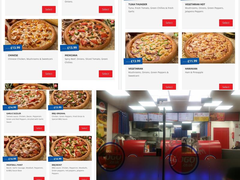 Pizza Go Go Holbrooks Menu